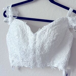NWT Wear Your Love corset no size , measurements pit to pit 18 inches